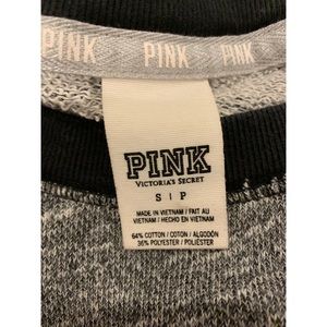 PINK Victoria's Secret Tops - Victoria’s Secret PIINK gray crew neck sweatshirt PINK Victoria's Secret Tops - Victoria’s Secret PIINK gray crew neck sweatshirt